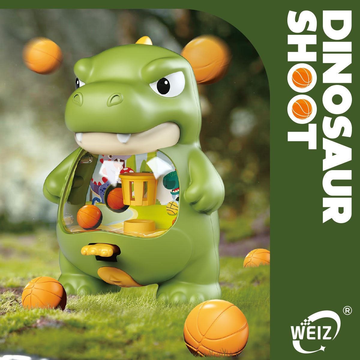 Juguetes de tiro de dinosaurios transfronterizos amazónicos Temu niños puzzle interactivo padre-hijo catapulta juguetes modelo de baloncesto