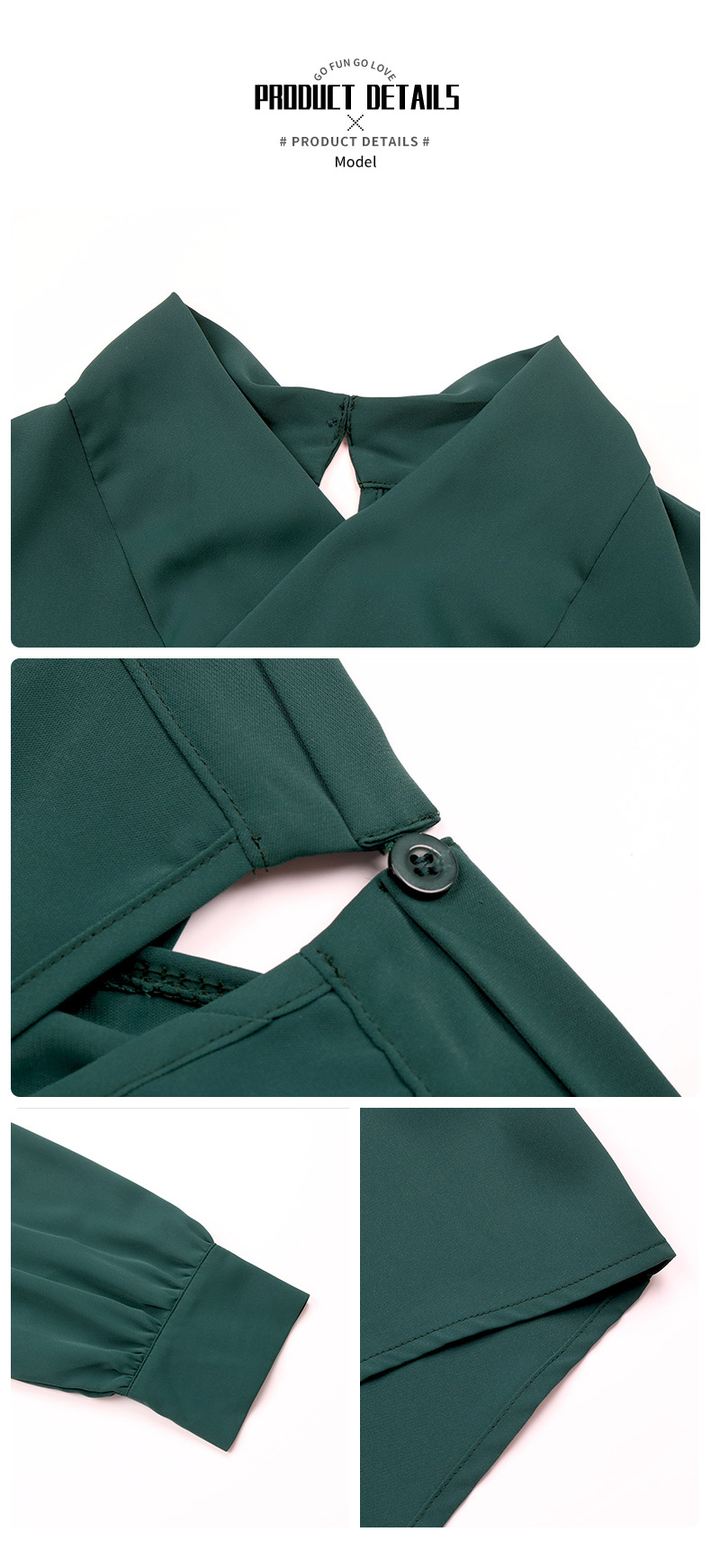 autumn new fashion women's solid color pullover long-sleeved shirt_voghion.com