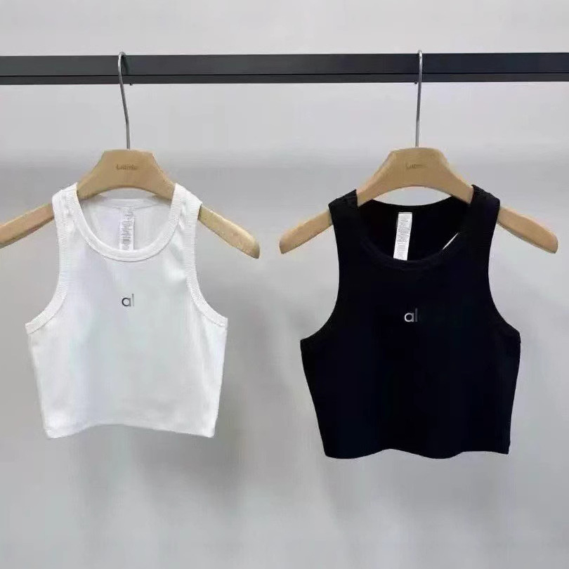 AL20025 新しい女性のベスト夏アメリカンホットガールスポーツフィットネスレターベスト女性