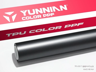 Auto Color Change Film dry application, satin finish, color PPF, direct - tpu-ultra-matte-amg-mountain-grey-dry-and-wet-dual-application-15215m