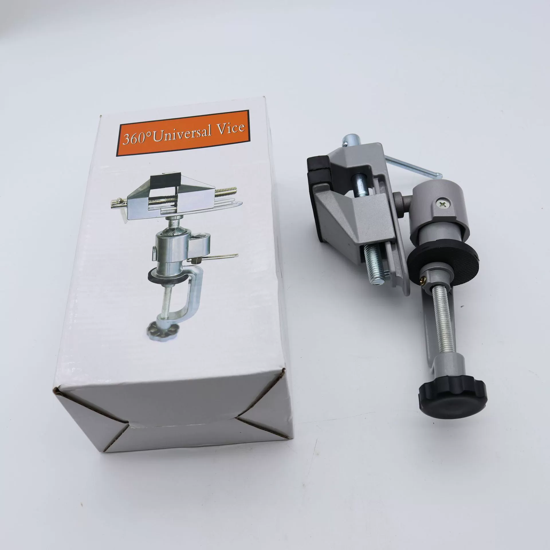 Модернизированные универсальные вращающиеся тиски из алюминиевого сплава на 360 градусов, электрическая дрель, подставка для электрической шлифовальной машины, настольные тиски