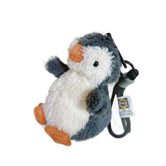 Cute Blush Peanut Penguin Keychain Pendant Plush Penguin Doll Couple Gift Bag Bag Bag Hanging Ornaments