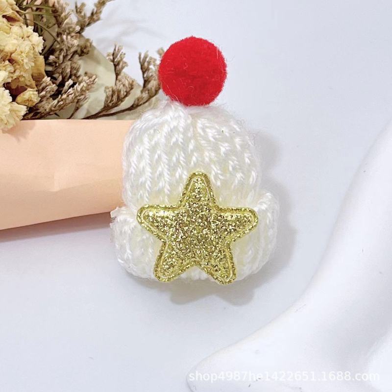 クロスボーダークリスマスクリエイティブミニウール帽子毛玉手作り DIY ジュエリーアクセサリーニット帽子卸売|undefined