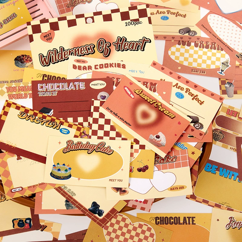 See Eslite Hearts Wilderness Series-Shuangxiang Paper Signing Paper Creative Korean Handbook Decoration 4 моделей
