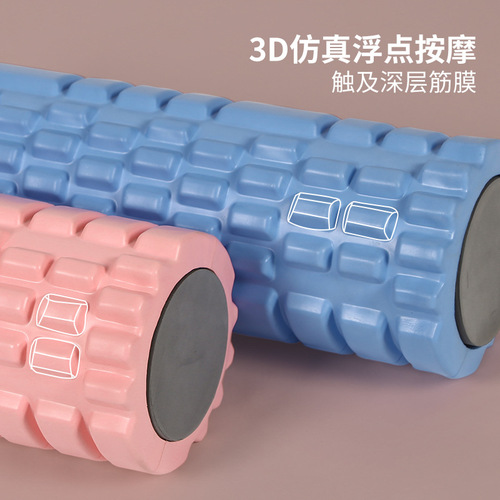 Solid foam roller yoga column two-in-one high-quality massage stick eva muscle relaxation fitness stretcher 5 colors