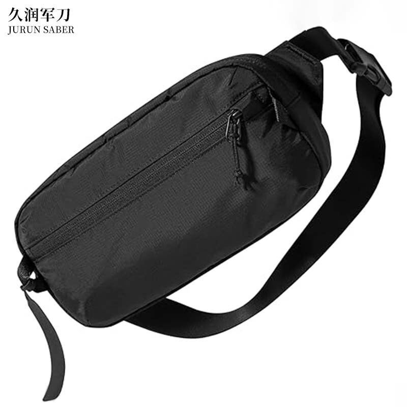 Factory wholesale PU waterproof men's chest bag, high-quality materials, stylish and simple men's waist bag, high-looking cycling chest bag for men