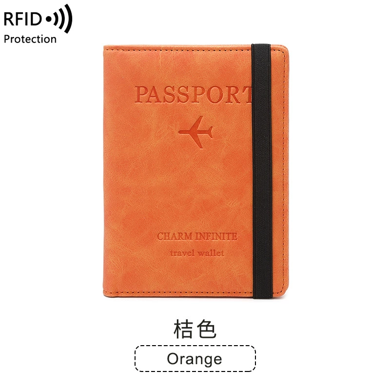 Паспортный держатель RFID, дорожная папка, антиукрасть multifunctional паспортный кошелёк