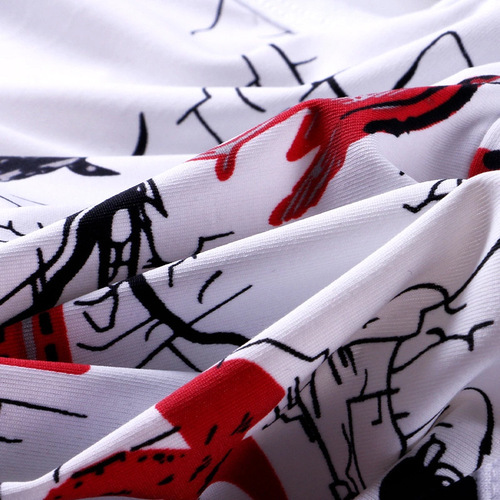 Ice silk men's underwear printed boxer briefs trendy boys breathable sexy boxer shorts factory direct sales men's pants