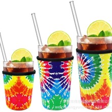 供应潜水料咖啡杯套奶茶杯套防烫保温保冷可印LOGO