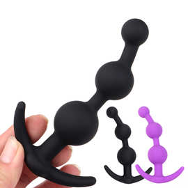 硅胶锚式穿戴肛塞男女用肛门拉珠扩肛器肛门塞成人用品sm情趣道具