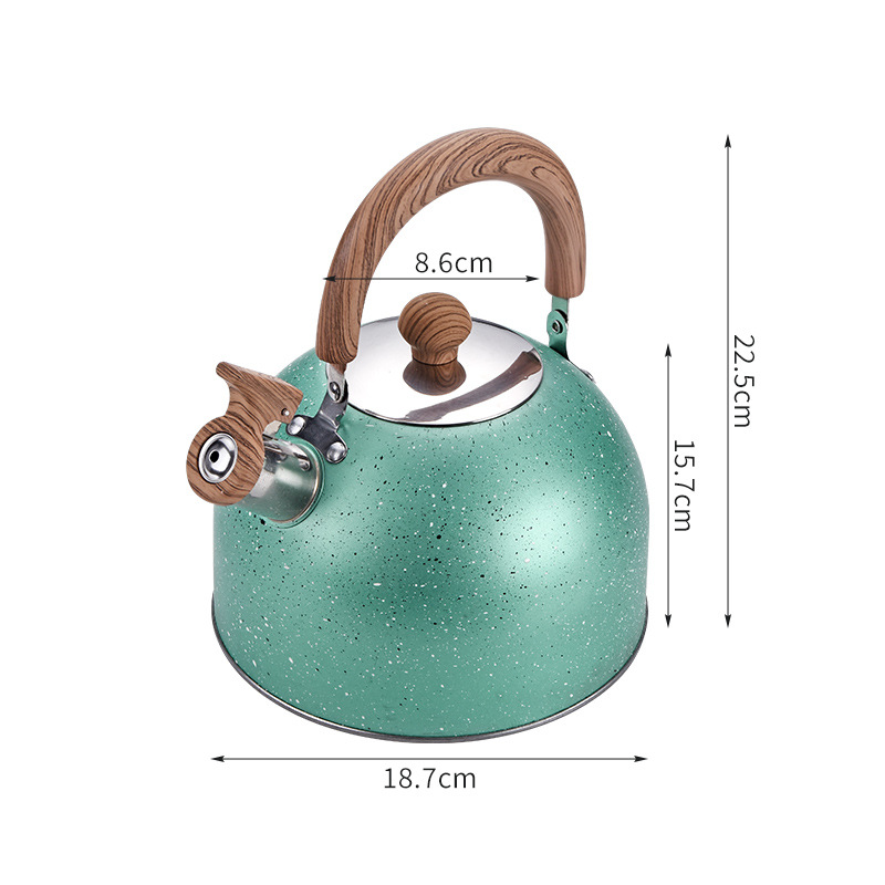ステンレス鋼ケトルクロスボーダー平底家庭用ギフト半球タイプ明音平底電磁調理器ケトル湯沸かしポット