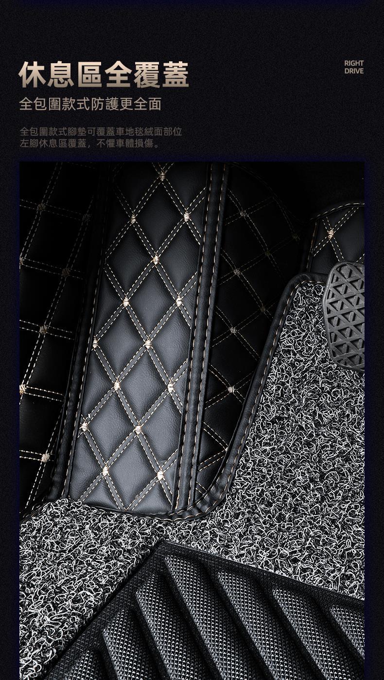 Right Hand Drive Car Floor Mats Carpet Full Set