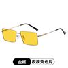 Fashionable square brand sunglasses, advanced sun protection cream, new collection, wholesale, high-quality style, UF-protection