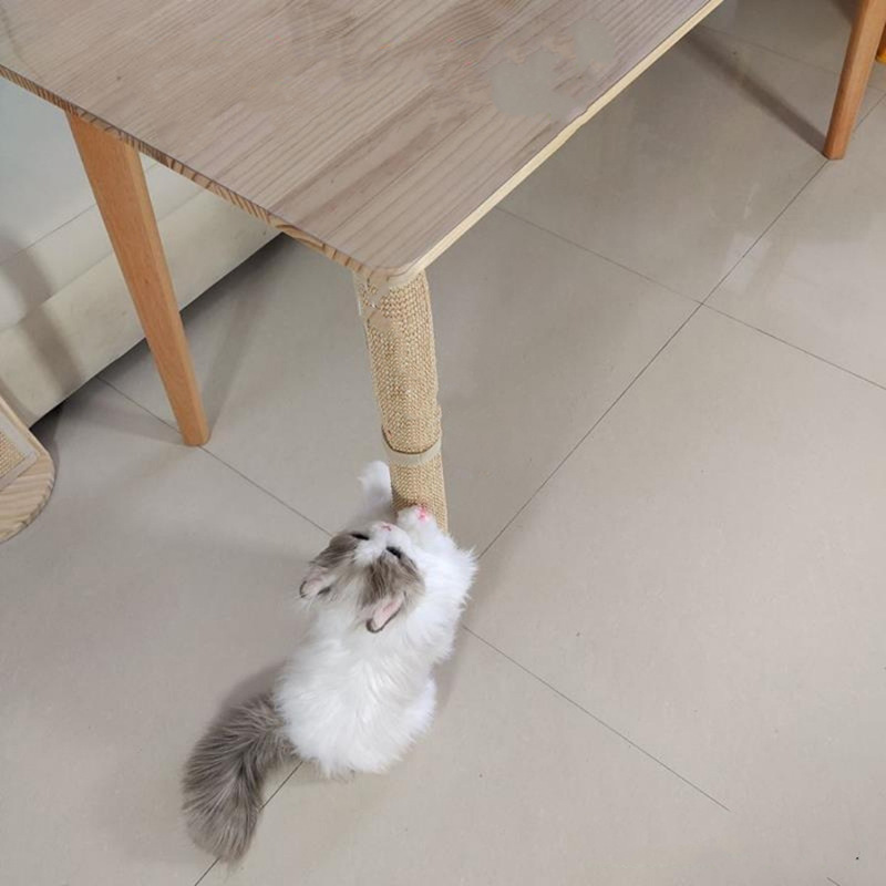 사이잘 고양이 스크래칭 보드 테이블 다리 고양이 스크래칭 포스트 가구 보호 고양이 발톱 갈기 장난감 부스러기 떨어지지 않음 AMAZON XIYIN TEMU