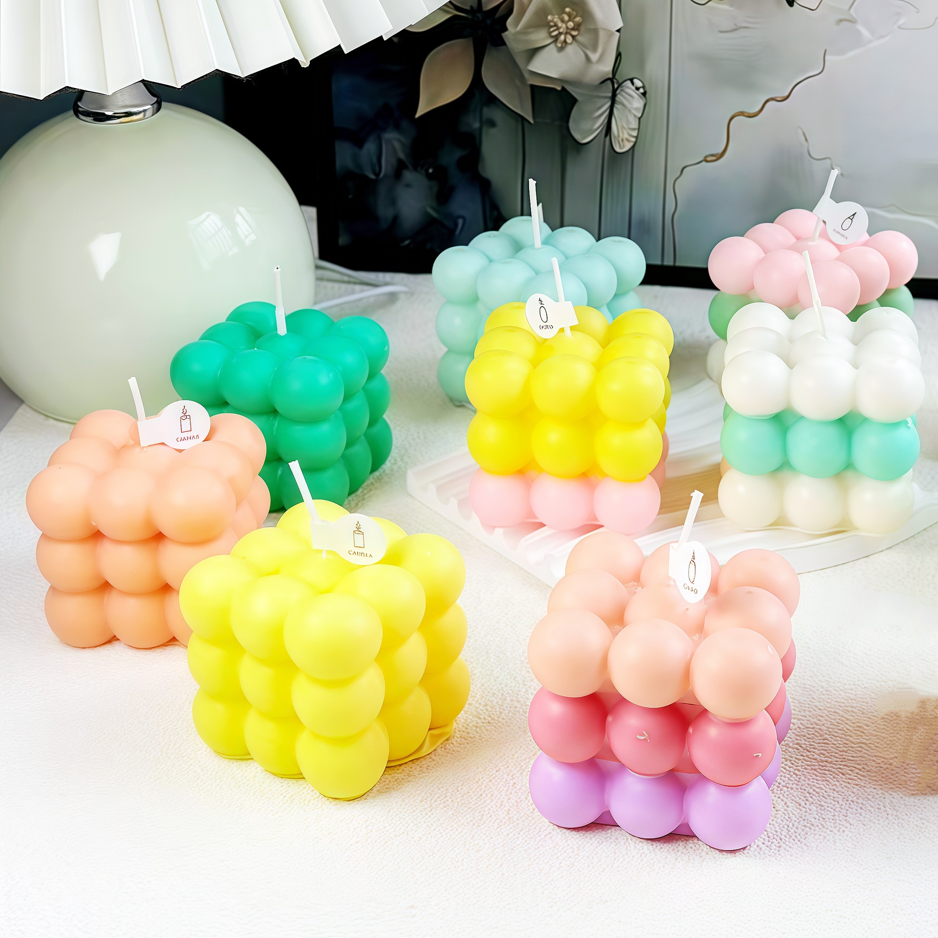 Magic cube aromatherapie kaars creatieve woondecoratie_voghion.com