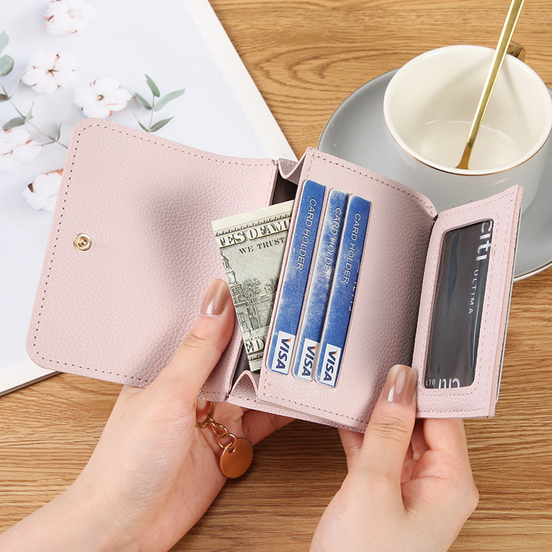 Cross-Border Hot-Selling INS Small Wallet Women's High-End Feel 70% Off Stackable Coin Purse Short Clutch_voghion.com