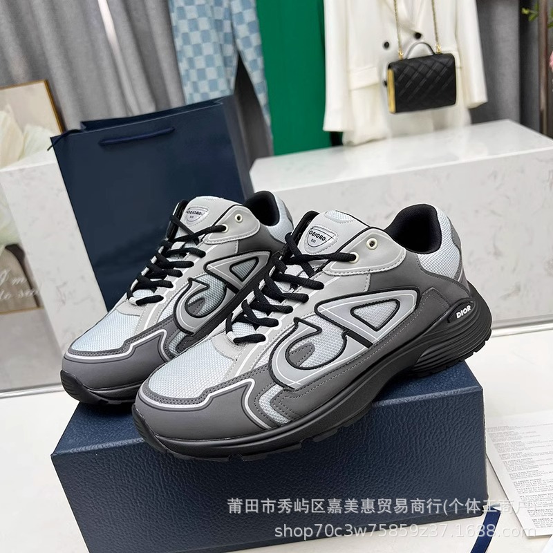 Zapatillas Deportivas Blancas Versátiles y Casuales con Aumento de Altura, Exclusivas para Europa y América, con Cordones, para Parejas, Modelo B30