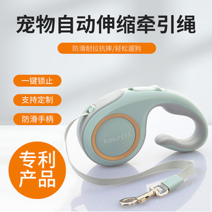 Cross-border Pet Automatic Telescopic Traction Belt Dog Corgi Cat Traction Portable Dog Walking Rope Supplies