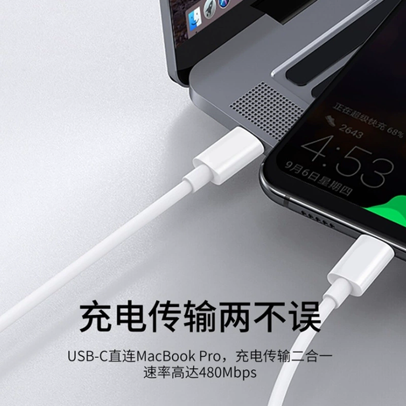 PD100W double -head Typec fast charge data cable 5A flash charge C to C mobile phone computer Emark chip charging cable