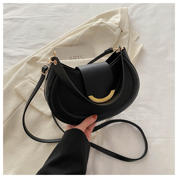 Estilo occidental de moda todo fósforo fresco redondo alta textura este año popular bolsa de color sólido diseño de nicho bolso bandolera