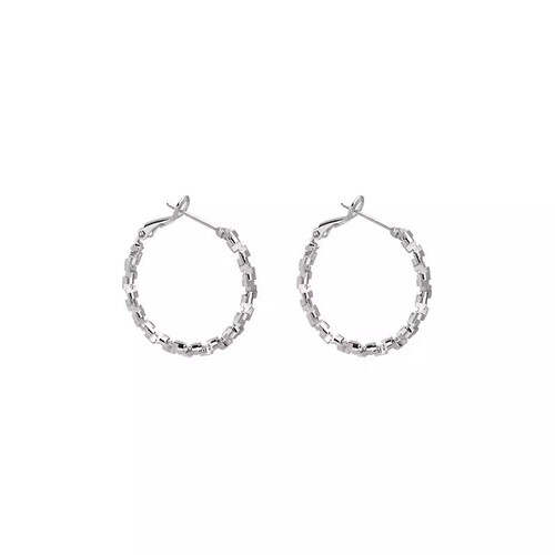 Light luxury niche simple geometric earrings super fairy temperament bow earrings internet celebrity same style exaggerated earrings earrings