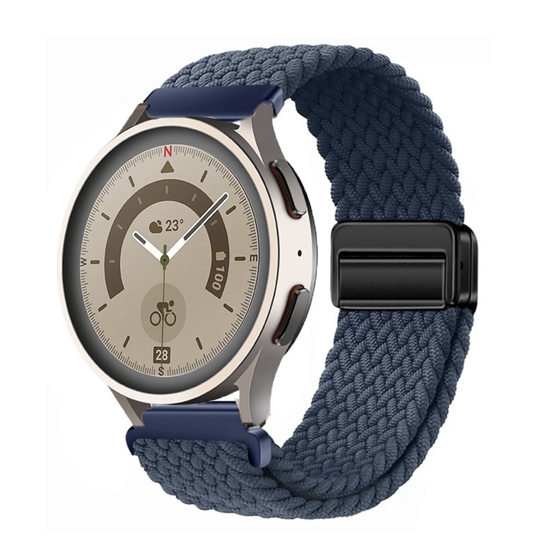 Huawei GT4/GT5pro ナイロン編組磁気バックル時計ストラップ watch34pro ユニバーサル弾性時計ストラップに適しています。|undefined