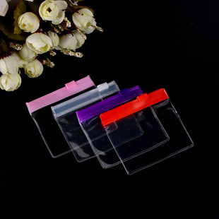 Pvc Zipper Bag Custom Plastic Ziplock Bag Transparent Color Stone Seal Bag Jewelry Jewelry Storage Waterproof Bag