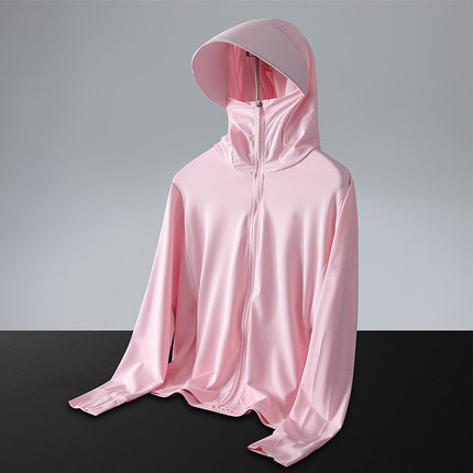 Ropa de protección solar de seda de hielo para mujeres 2023 nuevo verano protección UV manga larga blusa ultrafina abrigo ciclismo ropa de protección solar