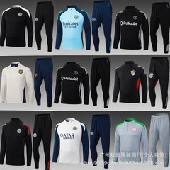 2526巴黎足球训练服阿森纳切尔西皇M巴萨AC马赛尤文长袖套装潮流