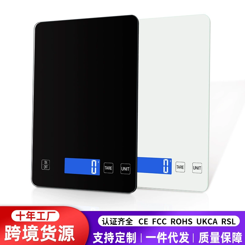 Оптовая продажа бытовой кухни электронные весы для выпечки лекарственного порошка настольные весы плоские стеклянные весы большие столешницы бытовые весы можно повесить на стену