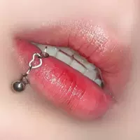 Любящая цепочка для губ, гвоздь, кольцо для губ, один гвоздь, съемные пирсинг, украшения ниша, мужские и женские круглые шары