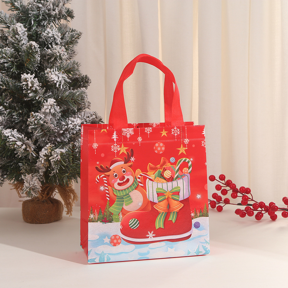 Gift Bags Event & Party Supplies Christmas Nordic Style Classic Style Christmas House Christmas Tree Santa Claus Nonwoven Party Festival Gift Bags