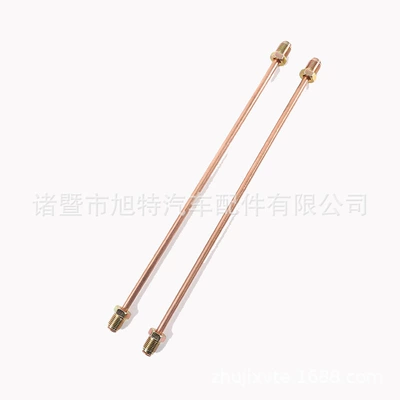 Factory supply copper nickel brake pipe copper plated Bondi pipe 3/16 brake line pipe with screws