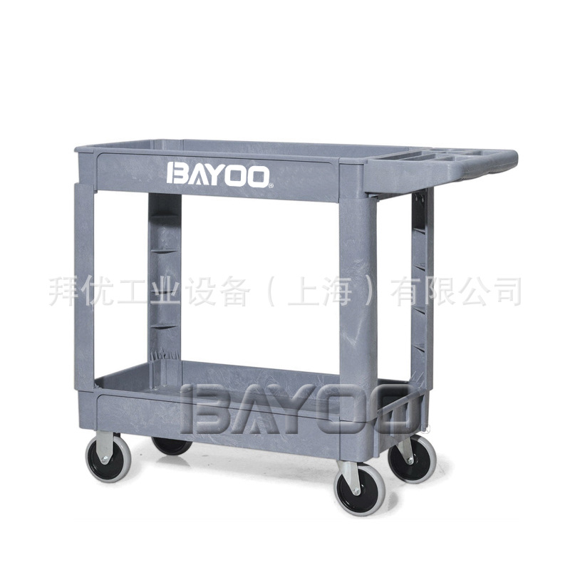 BAYOO/拜优 BHY425塑料工具车,塑料工具手推车,塑料车间工具车