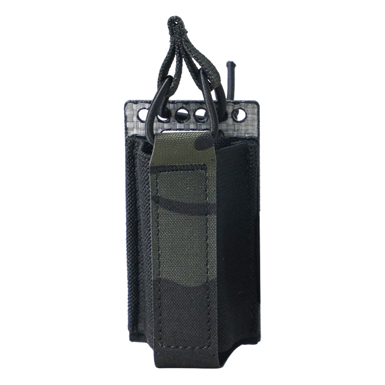 SOETAC-Genuino Tegris 9MM bolsas de cartucho de bala unilateral MOLLE camuflado paquete de accesorios de herramientas