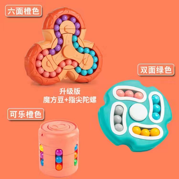 Estudiante de escuela primaria Cubo de Rubik inteligencia juguete dedo giroscopio aburrido artefacto de descompresión juguete educativo para niños regalo de jardín de infantes