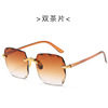 Trend square sunglasses, glasses, European style