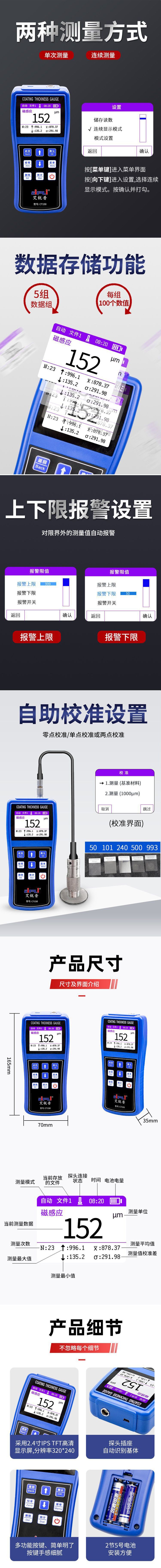 11艾锐普涂层测厚仪CT-150