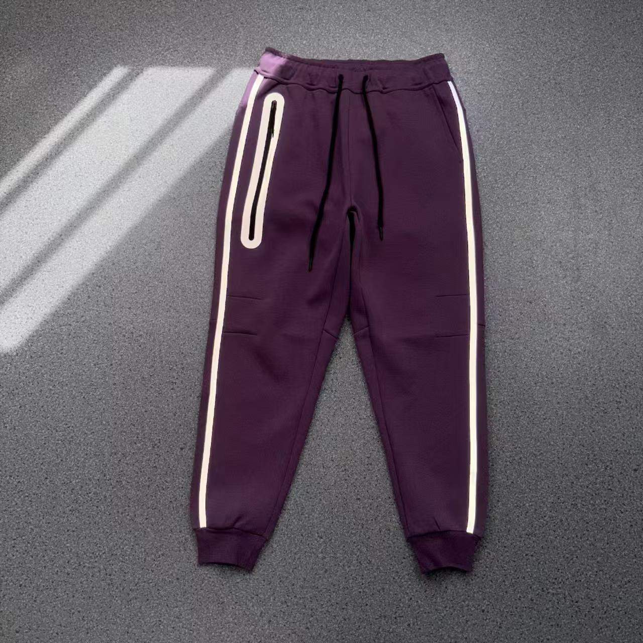 Other Reflective Stripe Sweatpants Purple