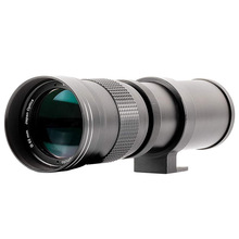 黑色420-800mm超长焦手动镜头适用佳能尼康索尼单反微单