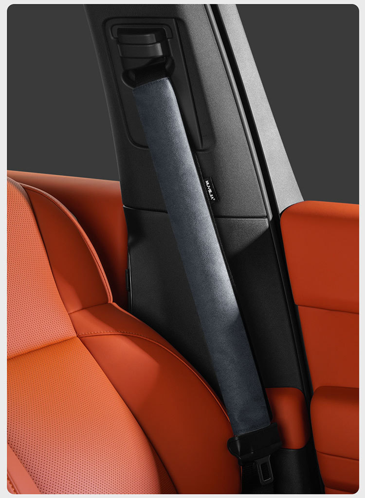 Car deerskin velvet safety belt shoulder protective cover insurance shoulder protective cover anti-tightening neck men and women Four Seasons car extended