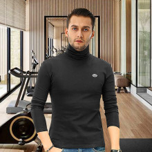 户外运动男士长袖t恤秋季新款跑步健身速干衣欧美跨境男装打底衫