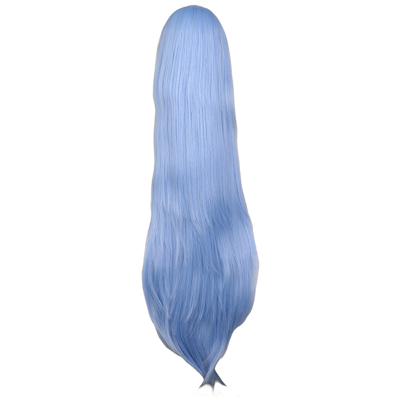 Fashion Light Purple Partial Bangs Long Wig Wholesale display picture 2