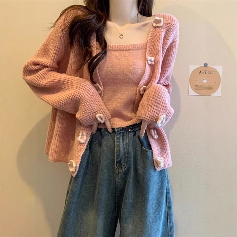 Knitted autumn cardigan