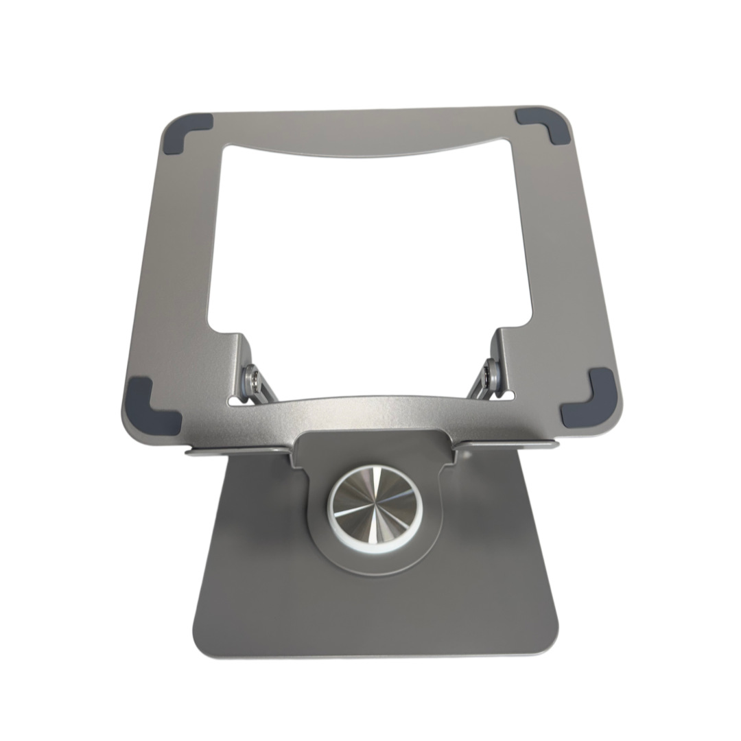 Soporte plegable para portátil y tableta, ajustable en altura, con refrigeración, rotación de 360 grados, soporte metálico. image 14