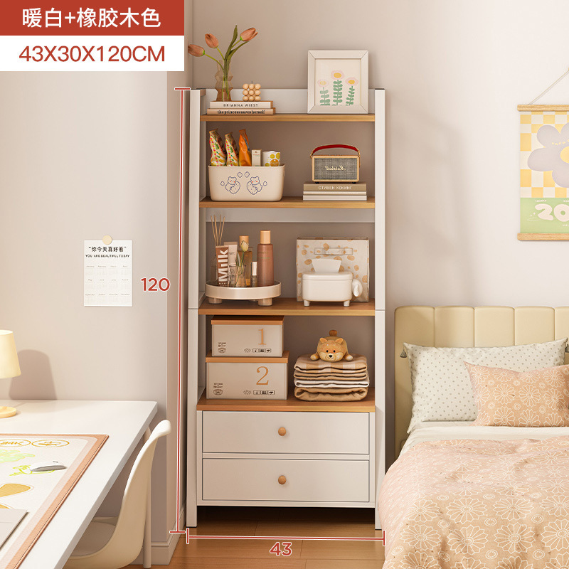 Estante de noche piso multi-capa de almacenamiento estante de pared dormitorio oblicuo trapezoidal sala de estar gabinete mesita de noche estantería