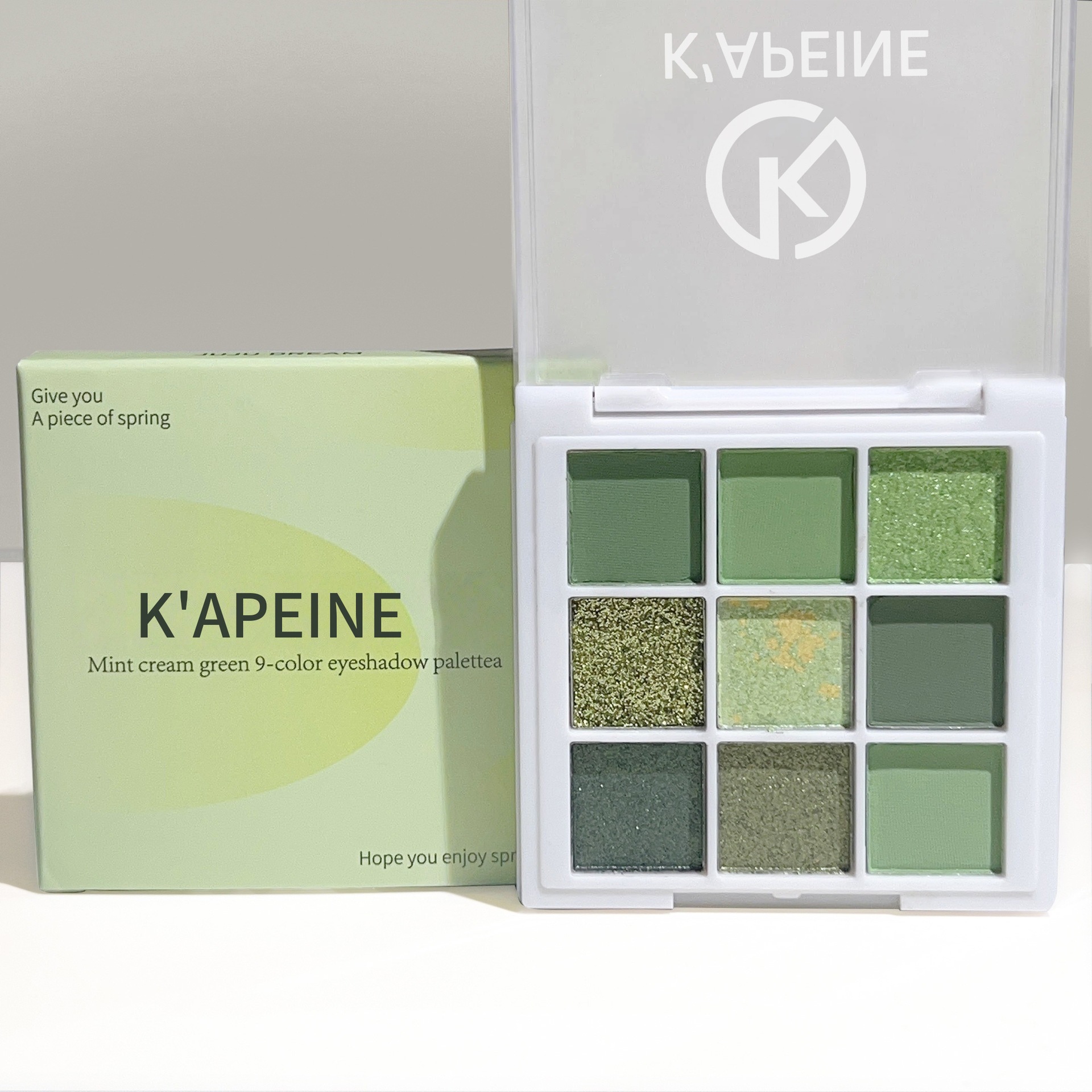 New Product Capel 9-Color Avocado Eyeshadow Palette for Girls, Matte and Fine Shimmer Beauty Eyeshadow Palette
