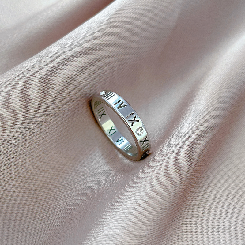 Minimalist Titanium Steel Jumping Ring For Men And Women, Simple_voghion.com