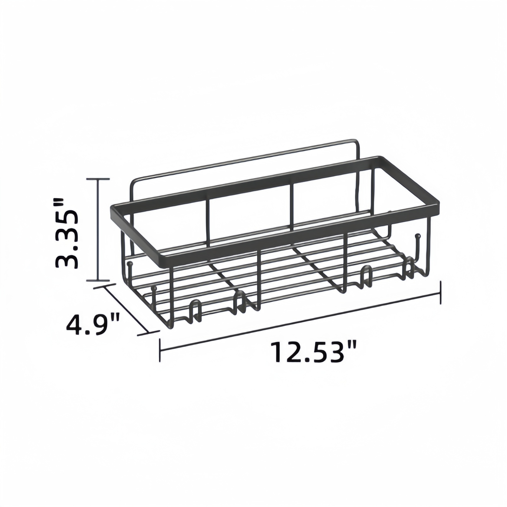 Rack de almacenamiento de inodoro jabón artículos de higiene rack de baño sin perforación tipo pared rack de almacenamiento de baño transfronterizo