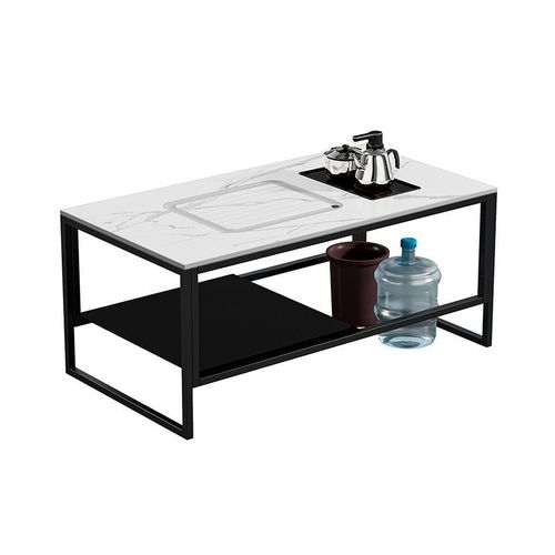 Internet celebrity rock board kung fu tea table office commercial home living room simple multifunctional tea table tea making integrated combination